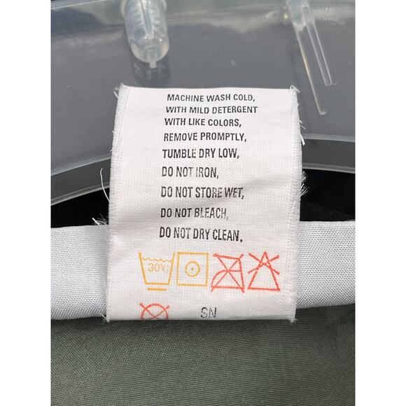 Vtg Columbia Jacket Mens M Green Anorak Pullover Windbreaker Hooded - Picture 8 of 9